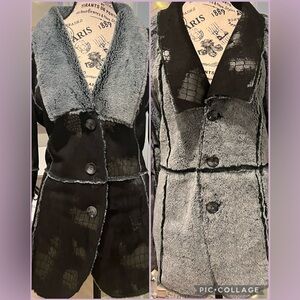 Ubu "Wicked Fur" Reversible Fur Coat
Size M with Patchwork Pattern.NWT